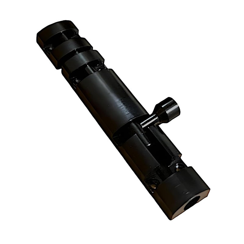 ELITONE ELITONE 18 Inch Premium Aluminum Xylo Tower Bolt Tower Bolt for HomeOffices DoorsWindows ChitkaniKundi for Main Door and Bathroom Door Latch for BedroomPack of 2Z Black  - Image 5