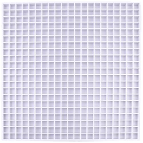 Qlvily 12x12 Stained Glass Cutting Mat with Removable Debris Tray Catches Glass Fragments for Scoring Cutting and Mosaic Projects 1 pack - Image 1