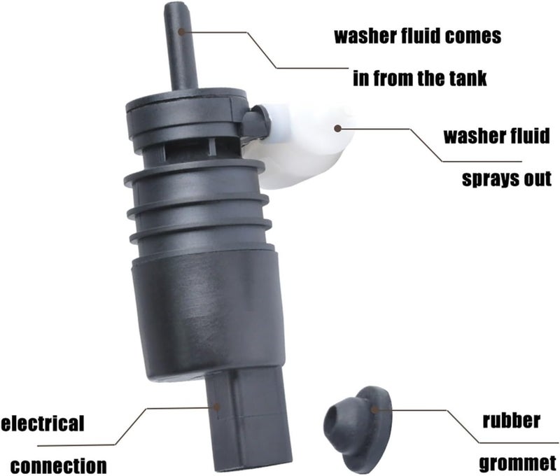 Wivplex Auto Washer Spray Pump for Skoda and Seat Models - Image 2