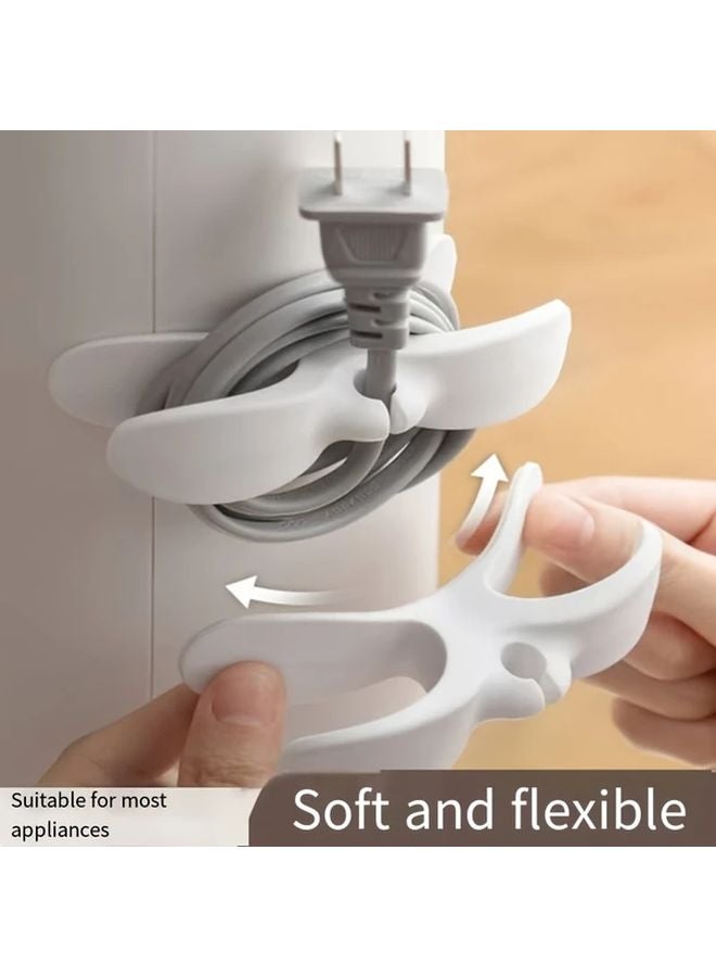 Black Kitchen Appliance Cable Organizer Space Saving Wall Hook For Air Fryer Coffee Maker - Image 3