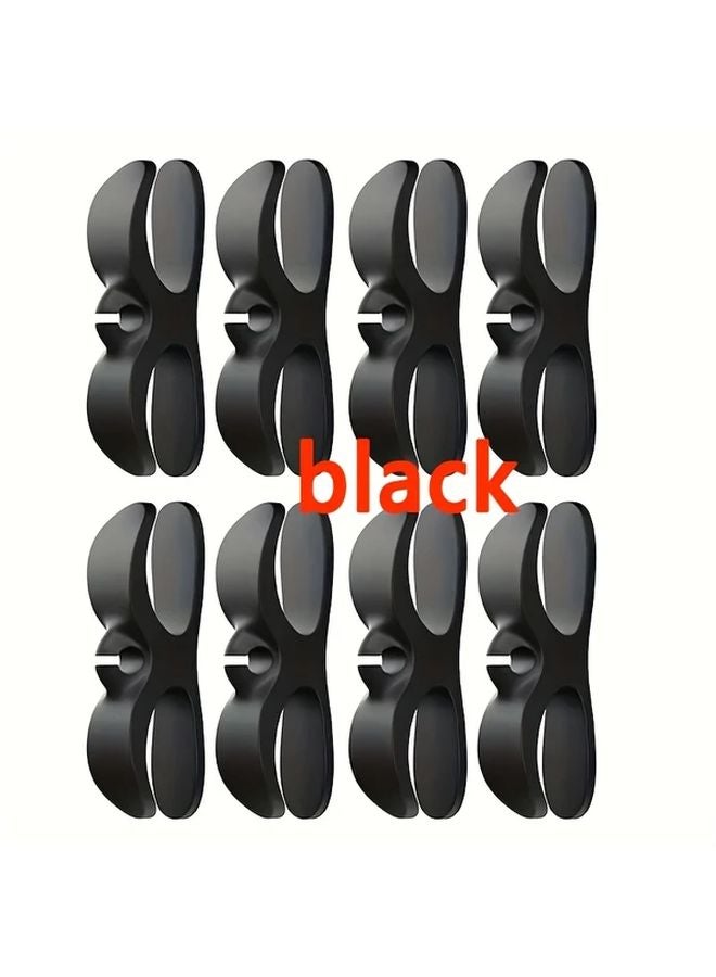 Black Kitchen Appliance Cable Organizer Space Saving Wall Hook For Air Fryer Coffee Maker - Image 1