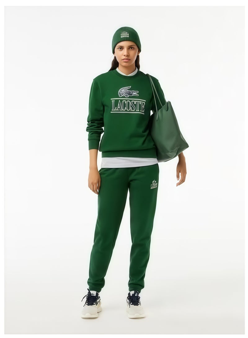 لاكوست نسائي L12.12 مفهوم موضة متعدد الاستخدامات سعة كبيرة سحاب حقيبة يد حقيبة يد حقيبة كتف كبيرة أخضر - Image 4