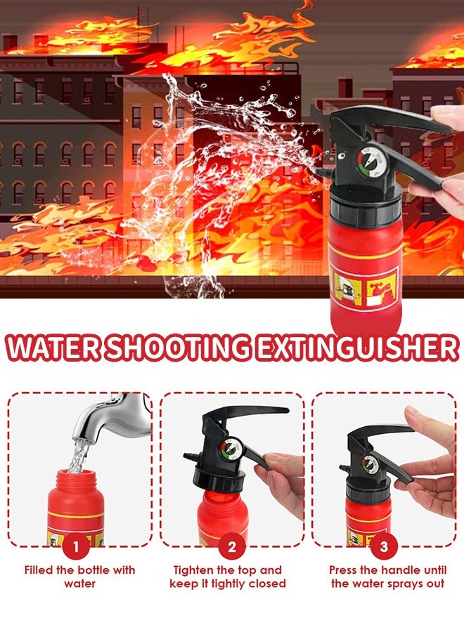 ميكسد زي رجل الإطفاء تظاهر لعب مجموعة زي رجل الإطفاء للأطفال زي رجل الإطفاء للأزياء المدرسية ، حفلات الزي ، لعب الأدوار مع إكسسوارات رجل الإطفاء الكاملة - Image 2