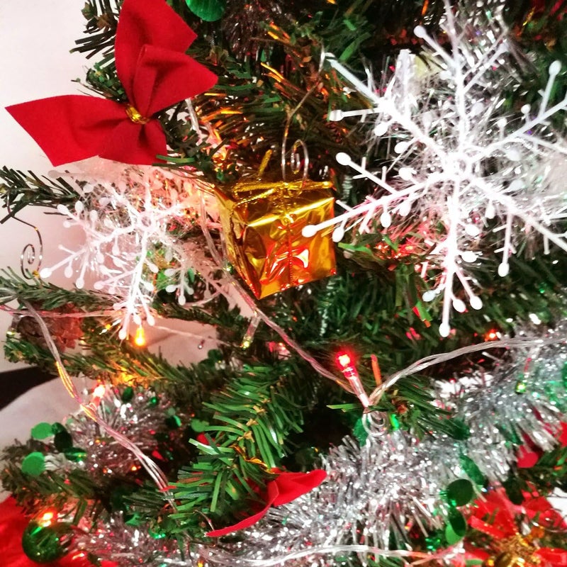 Cualfec Christmas Ornaments Hooks Christmas Tree Hanger Great for Christmastree Decoration - 120 / Silver - Image 4