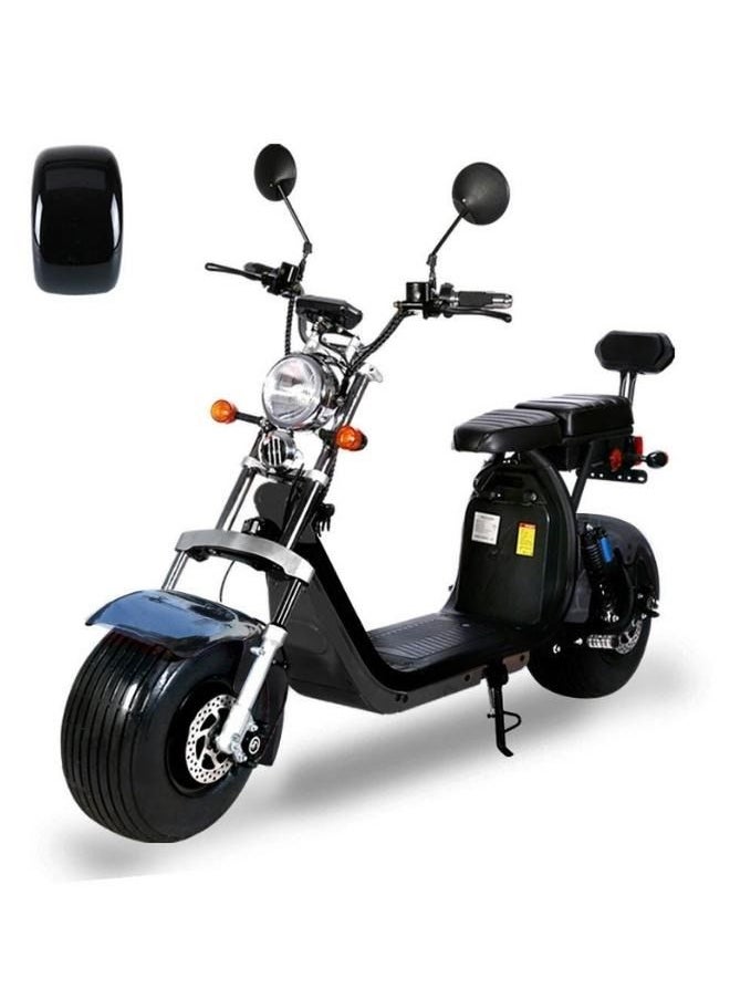 Crony G-029 Electric Motorcycle e Motorbike High Speed Harley tire Double Seat with Double Battery | Black  - Image 1