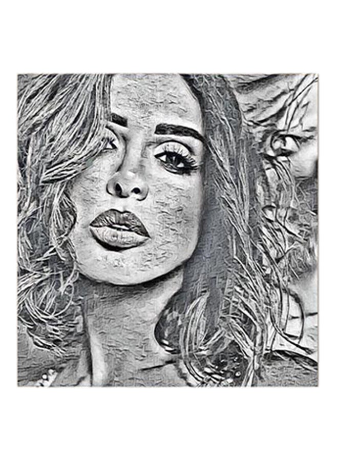 RYN Angham MDF Wall Art Grey/Black - Image 2