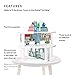 Stokke MuTable Bricks Tower Scenario City Three Levels Six City Scenes Including Shops Police Station Subway Helicopter Landing Area ToolFree Assembly for Ages 3 - Image 3