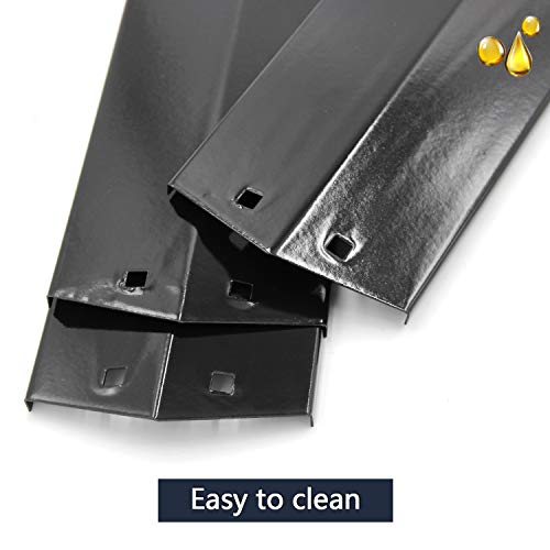 Hongso 18 15/16 inch Porcelain Steel Heat Plates Replacement for Chargriller 5050 3000 3001 3008, CharGriller 3030 3070 3072 4000 4208 5072 5252 5650, King Griller 3008 5252 Gas Grill Models, 3pcs - Image 4