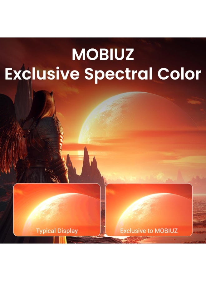 بين كيو شاشة الألعاب BenQ EX271UZ 27 بوصة 4K OLED 240Hz USB-C (90W) MOBIUZ الجيل الرابع QD-OLED 0.03 مللي ثانية، 166 بكسل لكل بوصة، eARC، لون طيفي، مركز USB وKVM، نقل الألوان، المملكة العربية السعودية - ضمان 3 سنوات - Image 5