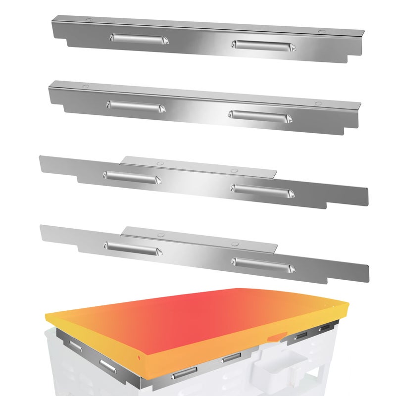 Sivsis Upgraded Wind Guards for 36 inch Blackstone Griddle Blackstone Griddle Accessories Magnetic 430 Stainless Steel Wind Screens Hold Heat Protect Flame Save Gas 