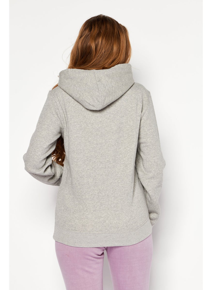 Champion Women Sportswear Fit Training Hoodie, Grey  - Image 2