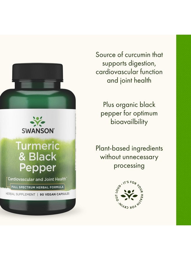 سوانسون بريميوم - الكركم والفلفل الأسود - مضاد للأكسدة، يدعم الهضم والمفاصل - 90 كبسولة نباتية - Image 4