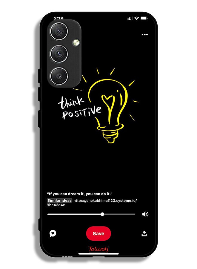Tolwak Samsung Galaxy A34 5G Protective Case Cover Think Positive - Image 1