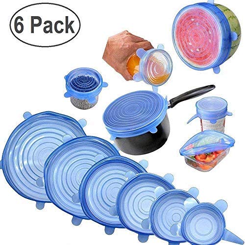 KPS BPA Free Silicone Stretch Lids-Set of 6 Pcs - Image 4
