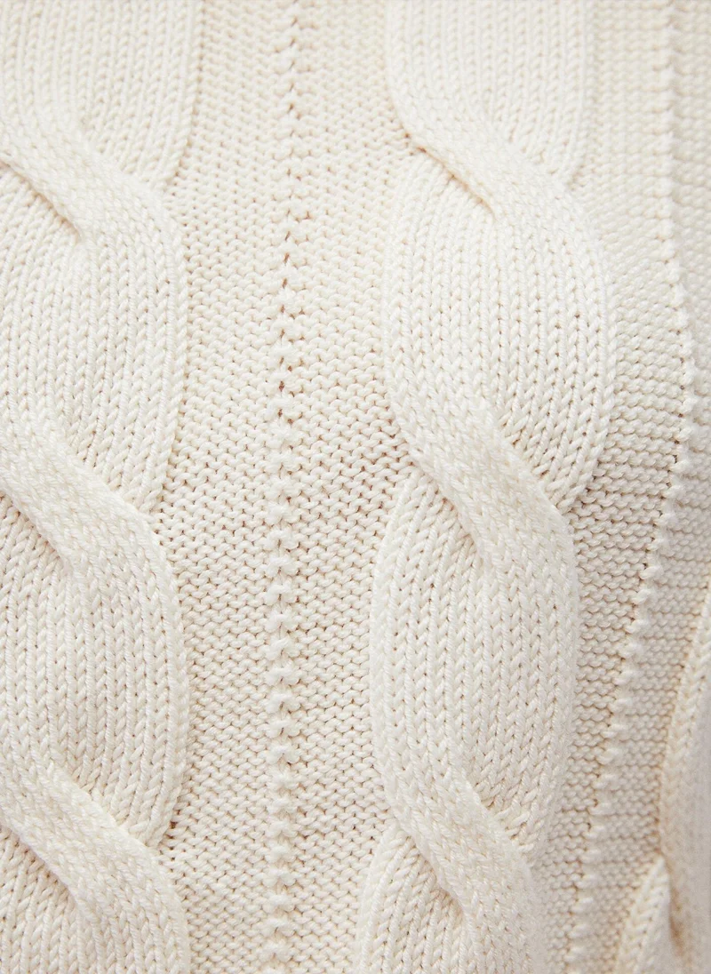 MAVI Ecru Crewneck Sweater