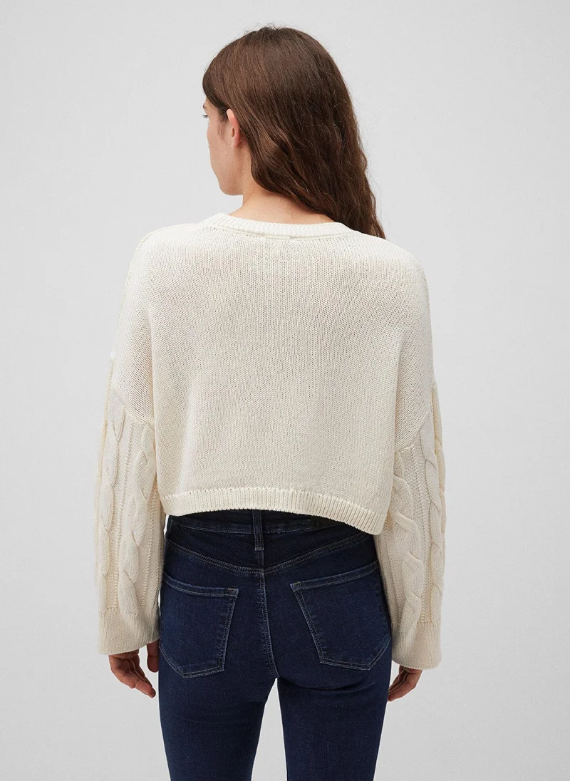 MAVI Ecru Crewneck Sweater