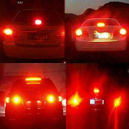 Automaze 1157 LED Brake Light, BAY15D 2057 2357 7528 LED Bulbs, Brightness Tail Brake Lights 12-24V, LED Replacement Bulb for Reverse Trunk Cargo 3rd Brake Light, Pack of 2 (Red) - Image 4