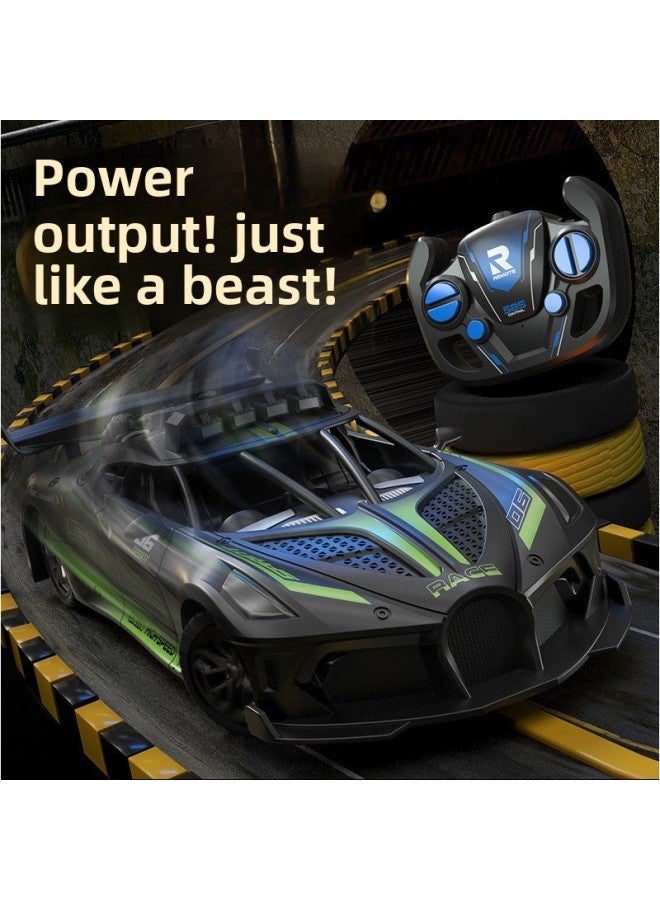 Remote Control Car Toy Children's Electric Remote Control Sports Car Racing Car Model Car Rechargeable For Boys' Birthday-Color:Bugatti Remote Control Car 1:20 [lithium Battery + Charging Cable + 2 Aa Batteries]-Proportion:Luxurious Three-lithium Battery [90 Minutes Of Battery Life]  - Image 5