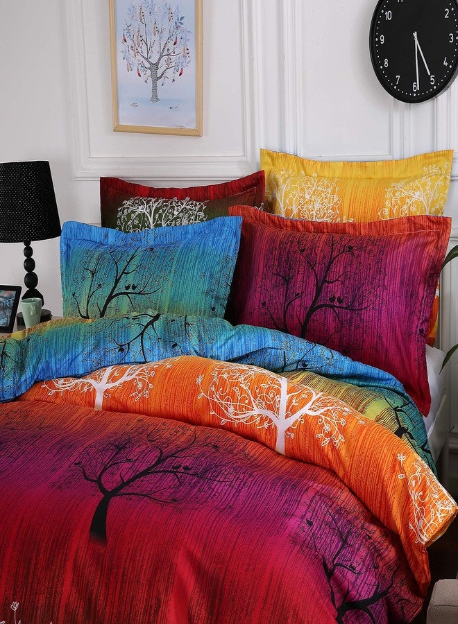 Swanson Beddings A Pair of Rainbow Tree Pillowcases (Euro, Yellow) - Image 4