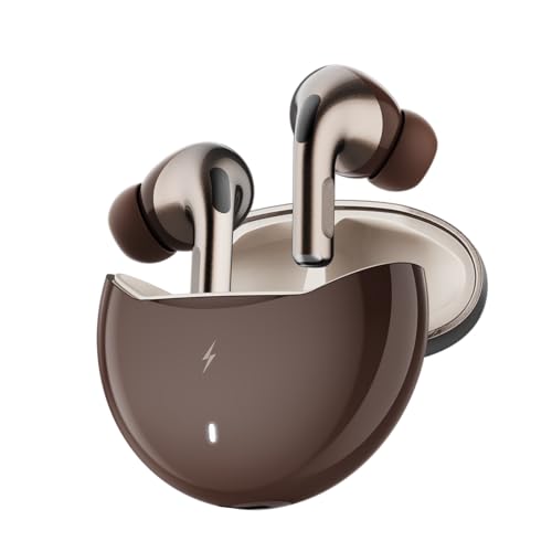 Fire-Boltt Aero TWS Earbuds Custom EQ, Wireless Bluetooth 5.4, Music & App Support, 50H Playtime, Fast Charging Case, 50ms Low Latency for Gaming, Touch Controls, IPX4 Waterproof, Clear Calls - Walnut - Image 1