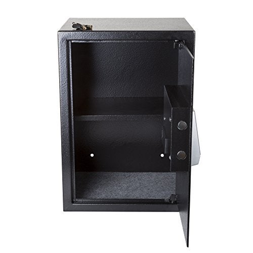 Stalwart Digital Safe - Electronic Steel Safe with Keypad and Manual Override Keys - Protect Money, Jewelry, Passports - For Home, Business by Stalwart (Black) - Image 3