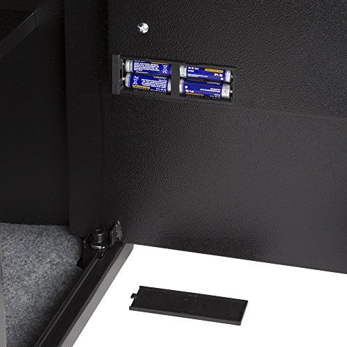 Stalwart Digital Safe - Electronic Steel Safe with Keypad and Manual Override Keys - Protect Money, Jewelry, Passports - For Home, Business by Stalwart (Black) - Image 5