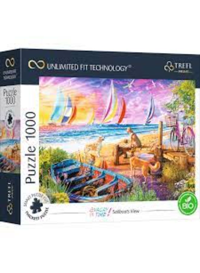 Trefl Puzzles - "1000 UFT" - Sailboats View_FSC Mix 70%
