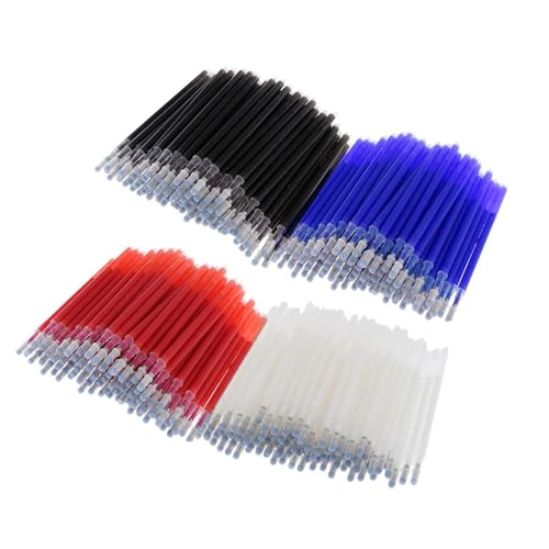 Aakriti 100pcs Heat Erasable Fabric Pens, Multicolor (Red, Blue, Black, White) for Tailors, Sewing & Quilting - Image 1