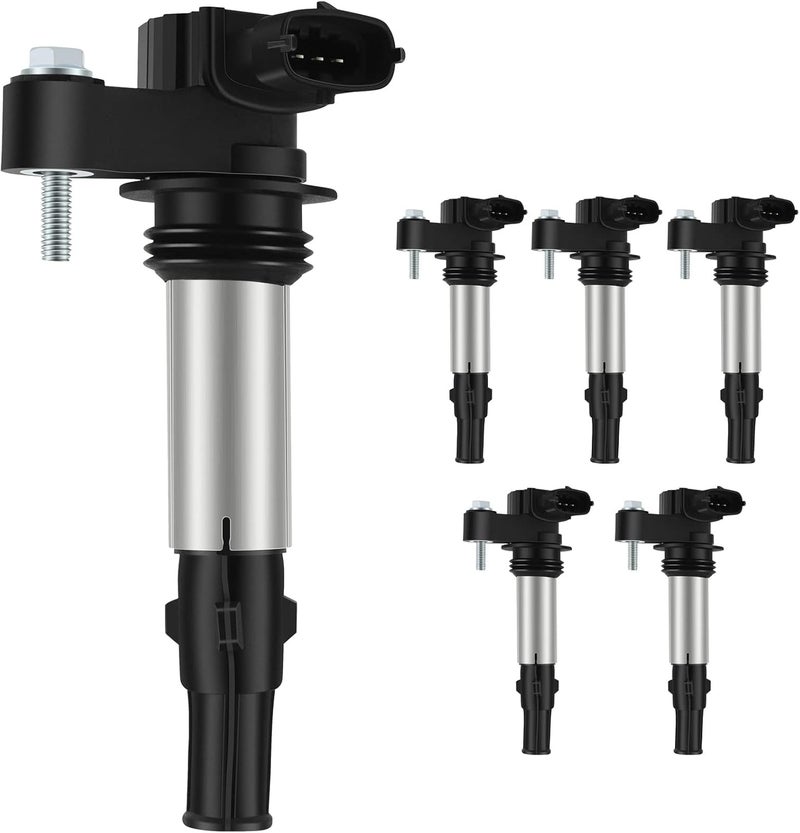 OCPTY Set of 6 Ignition Coils for Chevy/Buick/Cadillac 2004-2009 - Image 1