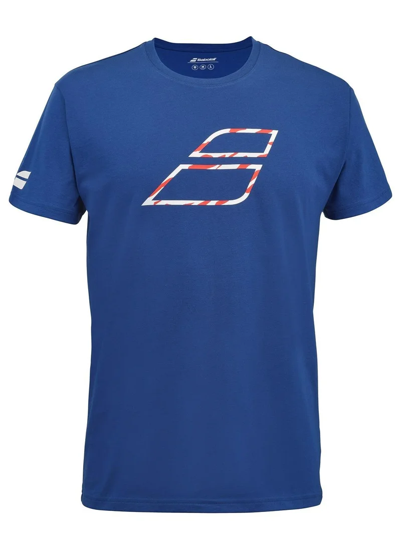 Babolat Babolat Tennis Exercise Big Flag Tee Men, 4Ms24442-4118, (French Brand)