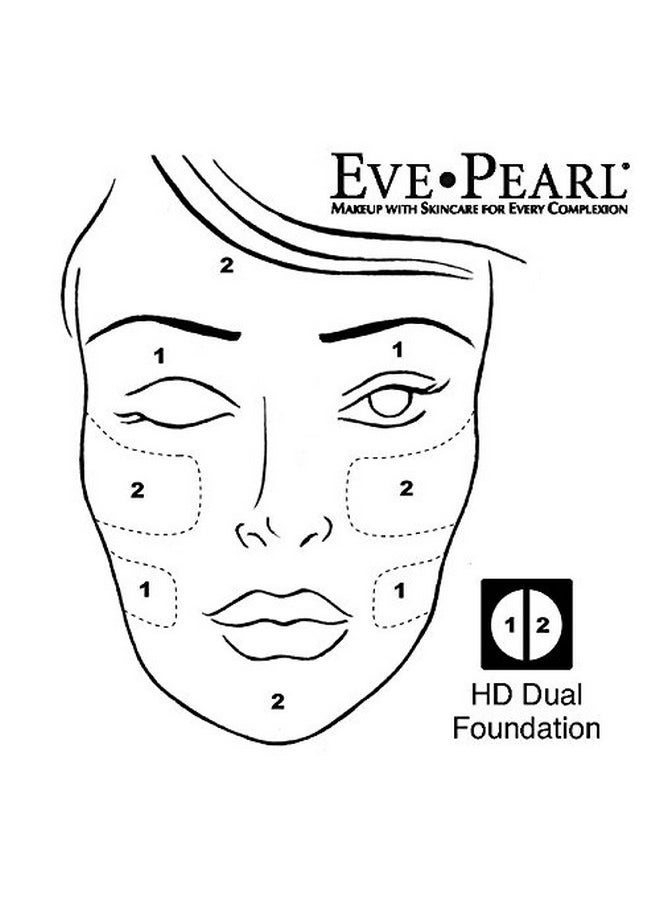 EVE PEARL Hd 50:50 Dual Foundation Full Coverage Long Lasting Lightweight Texture Vitamin E Skincare (Deep)  - Image 4