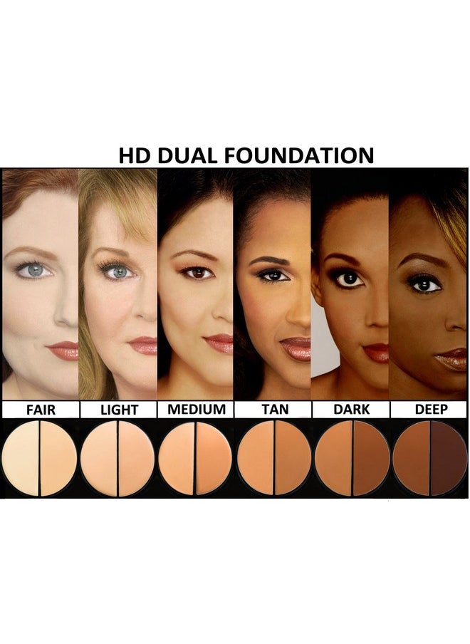 EVE PEARL Hd 50:50 Dual Foundation Full Coverage Long Lasting Lightweight Texture Vitamin E Skincare (Deep)  - Image 3
