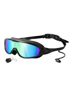 Swim Goggles Polarized Wide View Anti Fog UV Protection with Adjustable Strap, Leakproof Swimming Goggles No Leakage Clear Vision Easy for Adults Men Women Teenagers Open Water Pool