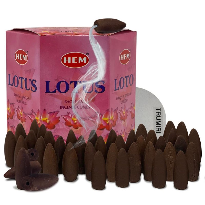 Lotus Backflow Incense Cones for Waterfall Inciensos AromaticosInciensoIncienseInsienso