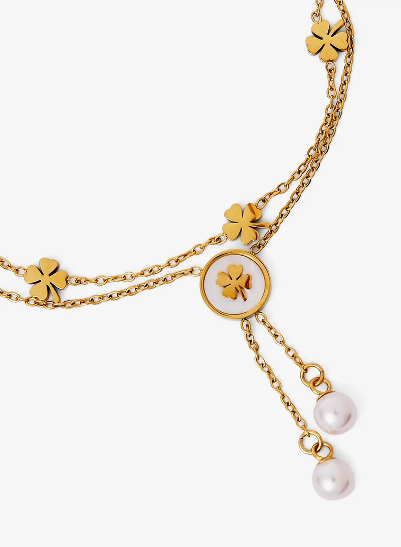 ELLA Flower Chain Bracelet