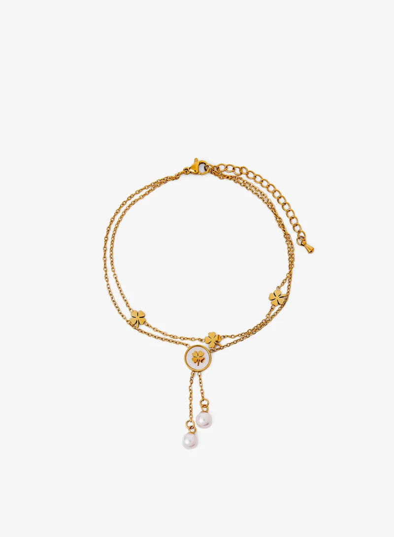 ELLA Flower Chain Bracelet
