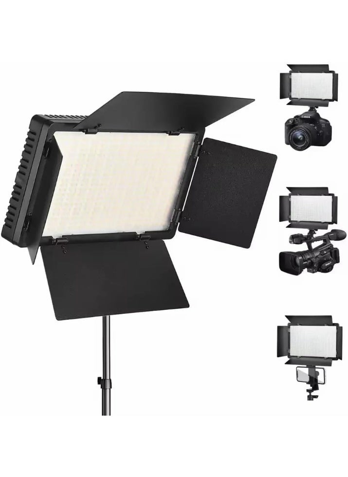 Generic 600 RGB LED Studio Video Light – 40W Full Color Output – AC/Battery Powered (Batteries Not Included) – 2m Tripod Stand – Remote Control – Ideal for Photography, Makeup & Filming  - Image 3