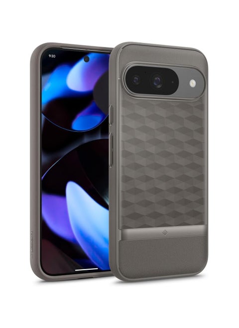 Caseology Parallax for Google Pixel 9 Pro Case, for Pixel 9 Case 5G 3D Ergonomic Design 2024 - Ash Gray