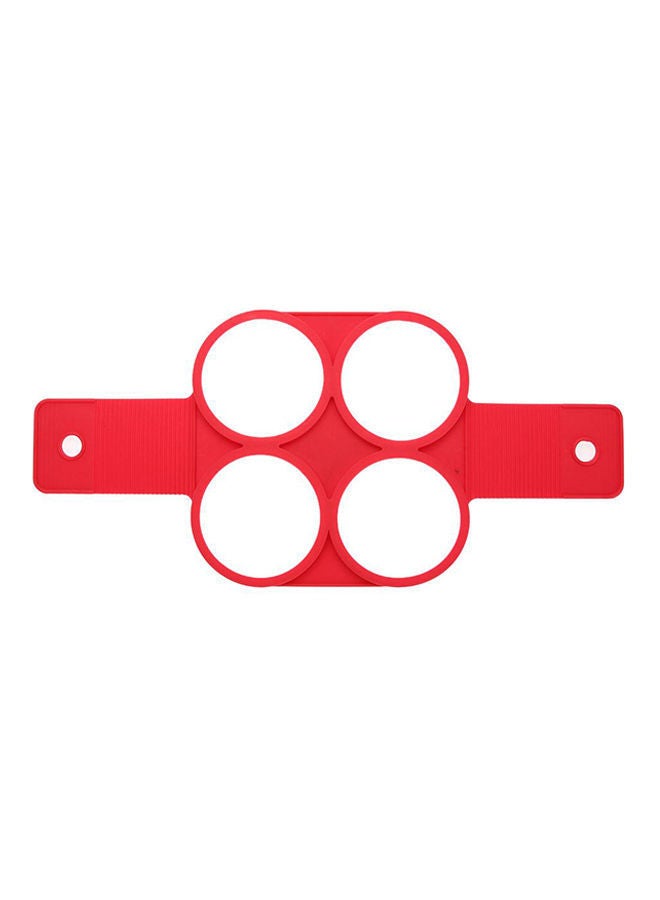 NIBEMINENT Egg Ring Pancake Mould Red  - Image 1