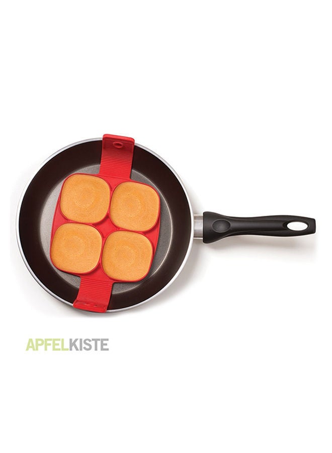 NIBEMINENT Egg Ring Pancake Mould Red  - Image 3