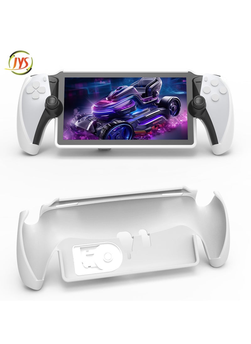 JYS Premium TPU Protective Case With Foldable Kickstand Bracket For Playstation 5(PS5) Portal White  - Image 1