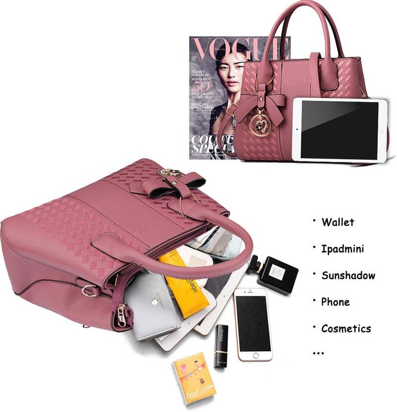 Jeniulet Purses and Handbags for Women Fashion Ladies PU Leather Top Handle Satchel Shoulder Tote Bags - Image 4