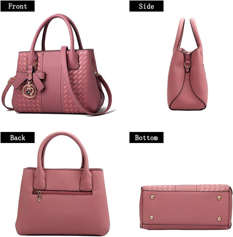 Jeniulet Purses and Handbags for Women Fashion Ladies PU Leather Top Handle Satchel Shoulder Tote Bags - Image 5