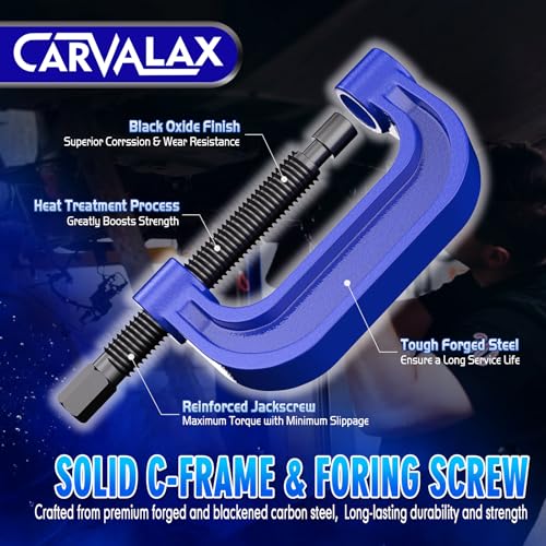 CARVALAX 10-Piece Ball Joint Press Kit, Ball Joint Removal Tool Kit w/Universal Adapters and Sockets for Most 2WD/4WD Cars, Trucks and SUVs - Image 3