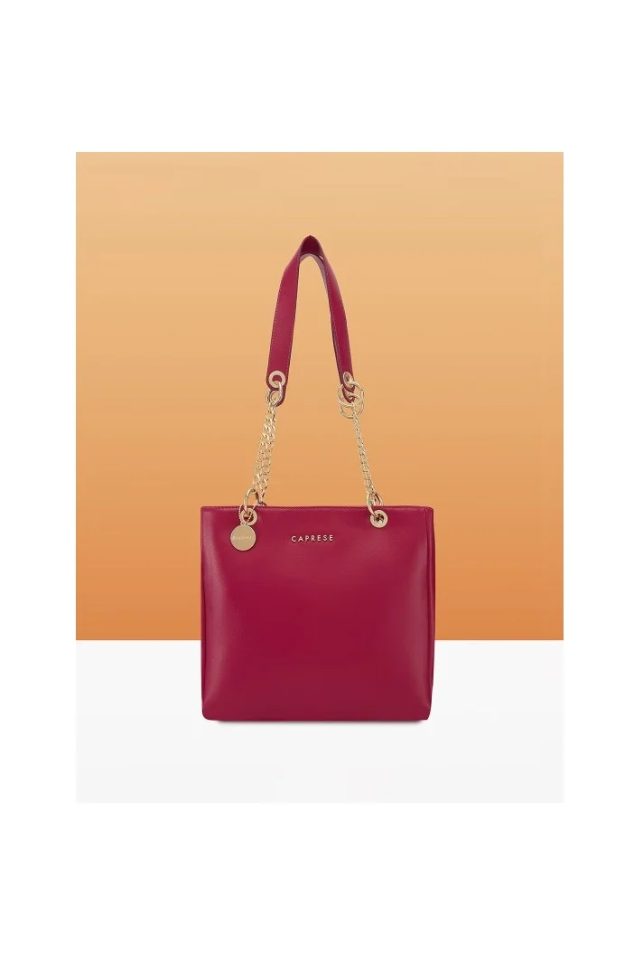 CAPRESE ABENA TOTE SMALL MAROON