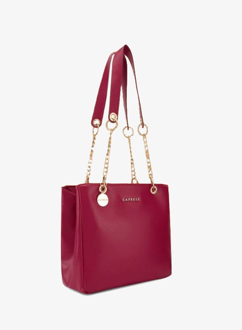 CAPRESE ABENA TOTE SMALL MAROON - Image 1