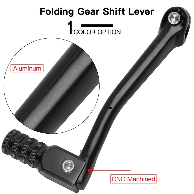 Grehua Folding Gear Shifter Shift Lever For Ssr110 Ssr125 Taotao110 Db10 Db14 Ata Sdg107 Ttr50 Baja Dr49 Apollo Roketa Pitster Pro Sunl Coolster Lifan Kuzuma Chinese Brand Motorcycle Dirt Pit Bike - Image 2
