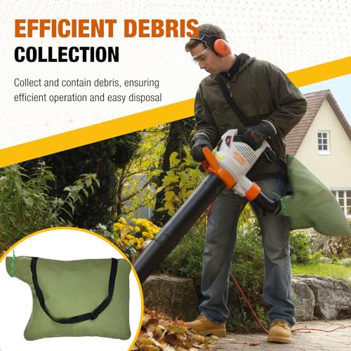 Zipcase Leaf Blower Vacuum Zippered Bottom Dump Bag for for Ultra Blower Rake & Vacuum Leaf Blowers - Image 2