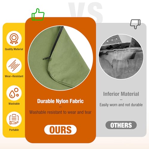 Zipcase Leaf Blower Vacuum Zippered Bottom Dump Bag for for Ultra Blower Rake & Vacuum Leaf Blowers - Image 5