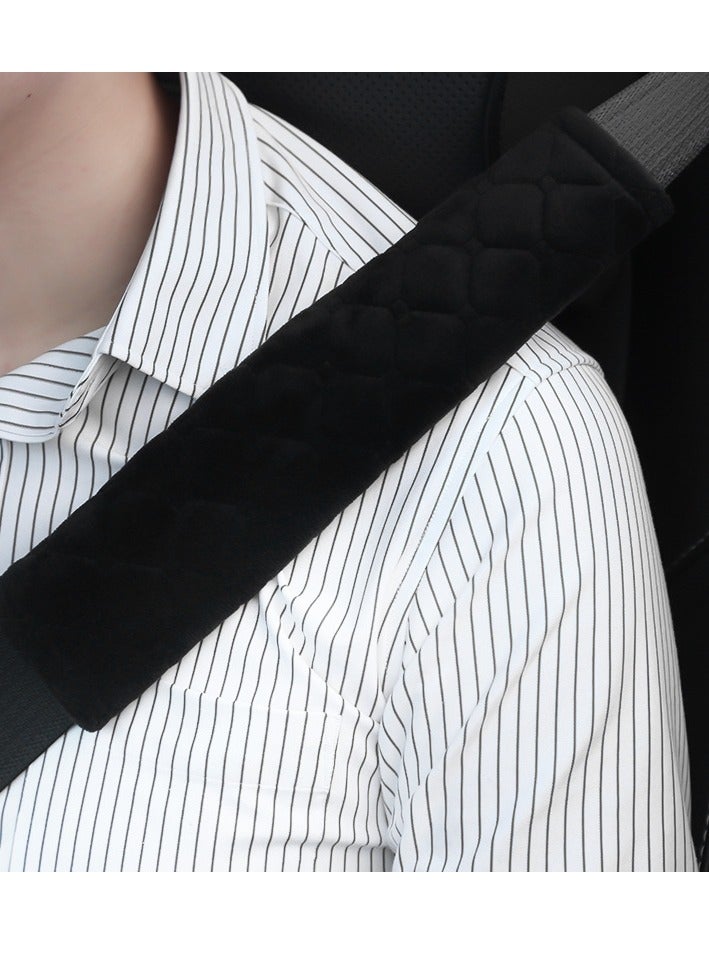 Generic Universal Car Seat Belt Pads Cover,Seat Belt Shoulder Strap Covers Harness Pad For Car/Bag,Soft Comfort Helps Protect You Neck And Shoulder From The Seat belt Rubbing - Image 1